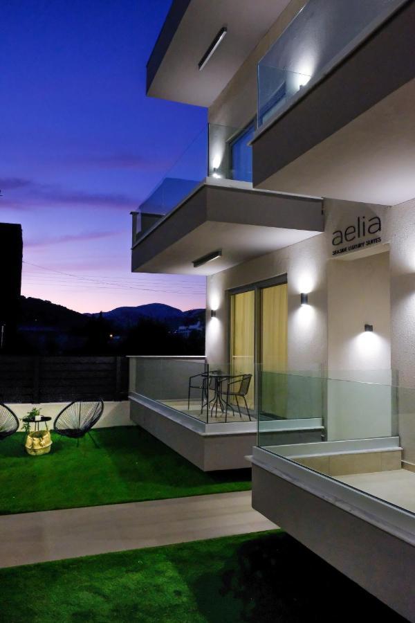 Aelia Seaside Luxury Suites Nea Karvali Exterior foto