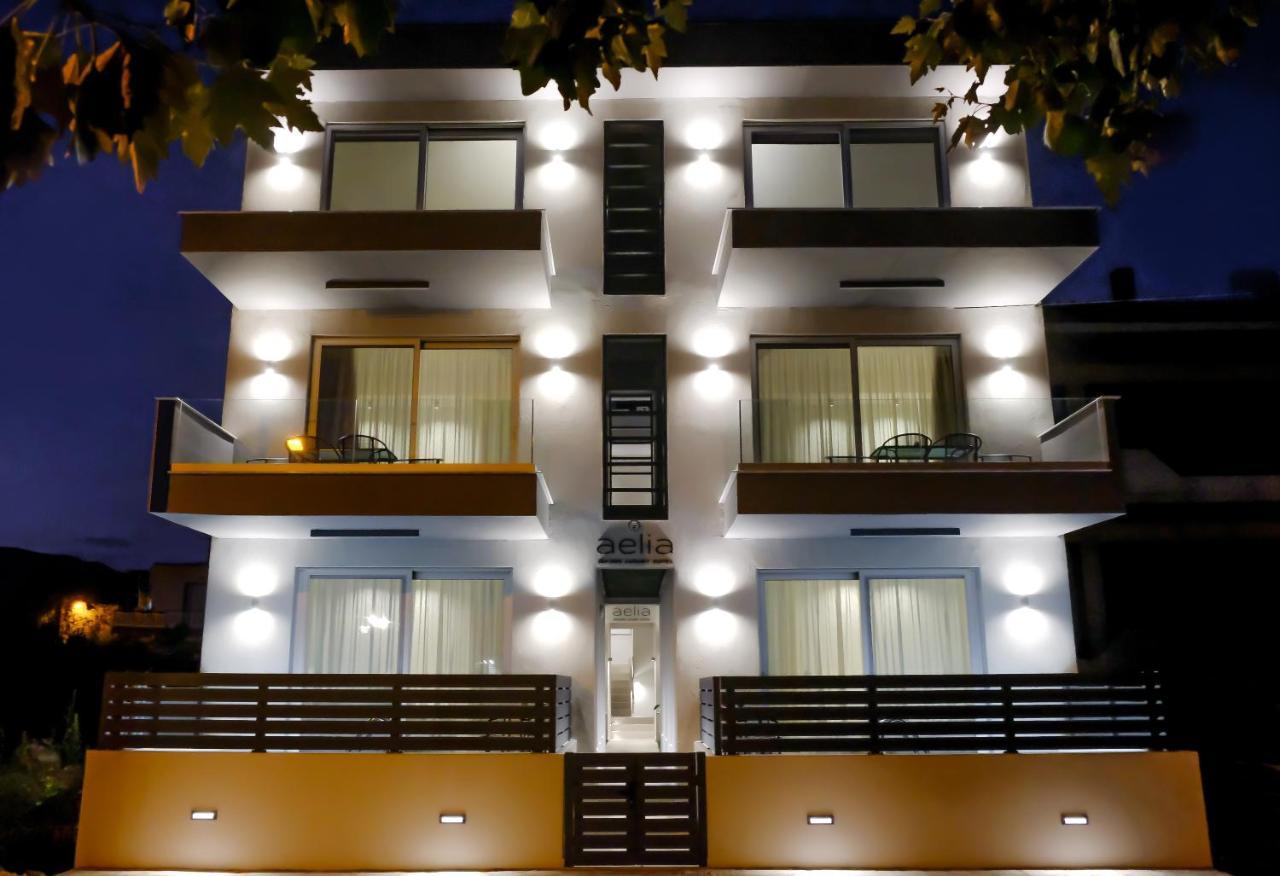 Aelia Seaside Luxury Suites Nea Karvali Exterior foto