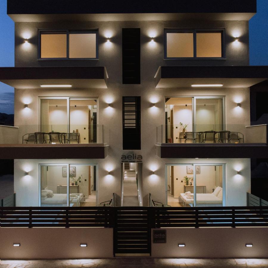 Aelia Seaside Luxury Suites Nea Karvali Exterior foto